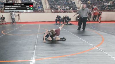 50_B lbs Round Of 32 - Frankie Magagnotti, Punxsutawney vs Jesse Rhodes, Bishop Guilfoyle