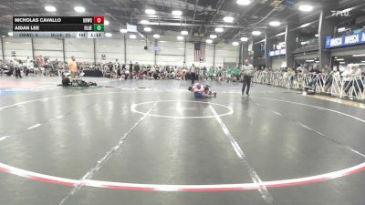 138 lbs Rr Rnd 2 - Nicholas Cavallo, OBWC SuperHeros Titan - HSB vs Aidan Lee, BlueWave - HSB