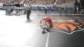 140-D4 Champ. Round 1 - Connor Peterson, Page High School vs Matthew Fernandez, Parker High School