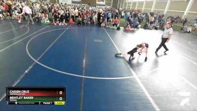 51 lbs Semifinal - Bentley Baker, Ravage vs Caiden Cruz, Grindhouse WC