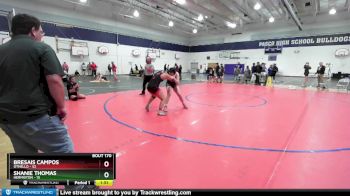 155 lbs Cons. Round 1 - Bresais Campos, Othello vs Shanie Thomas, Hermiston