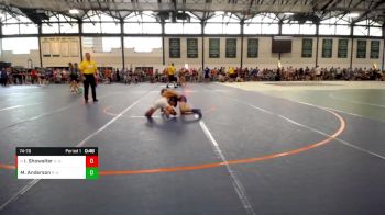 74-78 lbs Semifinal - Isaac Showalter, The Compound vs Matthew Anderson, Republic West