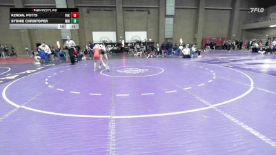 100 lbs Cons. Round 1 - Sydnie Christoper, Windsor vs Kendal Potts, Yukon