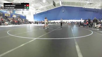 175 lbs Cons. Round 2 - Tyler Bragg, Olathe East vs Zayden Norez, Liberal