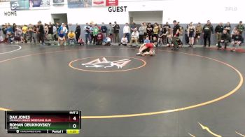 144 lbs Champ. Round 1 - Dax Jones, Chugach Eagles Wrestling Club vs Roman Obukhovskiy, Alaska