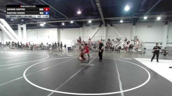 130 lbs Round Of 16 - Adonis Griffin, Madera WC vs Santino Otero, Winslow Bloodline