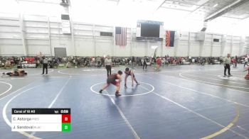 123 lbs Consi Of 16 #2 - Cesar Astorga, Prescott Raiders vs Joshwa Sandoval, BlackCat WC