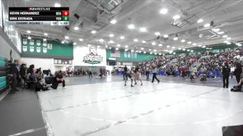 165 lbs Champ. Round 1 - Kevin Hernandez, Desert Mirage vs Erik Estrada, Perris