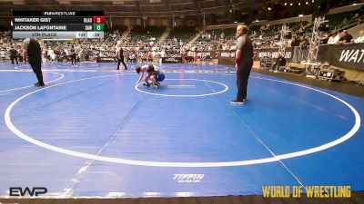 70 lbs 5th Place - Whitaker Gist, Black Fox Academy vs Jackson LaFontaine, Simmons Academy Of Wrestling