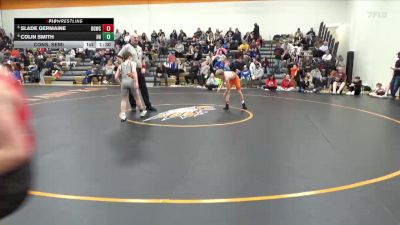 90 lbs Cons. Semi - Slade Germaine, Big Game Wrestling Club vs Colin Smith, Hammerin Hawks