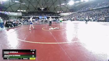 4A 120 lbs Cons. Round 3 - Drayson Elfering, Richland vs Bodhi Smiedala, Olympia