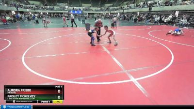 64-68 lbs 1st Place Match - Paisley Mckelvey, Lancaster Wrestling Club vs Aurora Priebe, Mn Elite