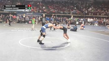 D 3 150 lbs Semifinal - Wesley Reed, St. Edmund vs Brennan Trahan, Vinton