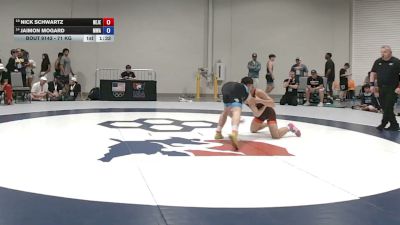 71 kg Champ. Rd Of 32 - Nick Schwartz, New Jersey vs Jaimon Mogard, Moen Wrestling Academy