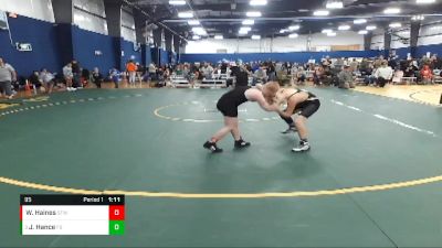 95 lbs Round 3 - John Hance, Fighting Squirrels vs Weston Haines, Small Town Wrestling