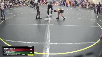 80 lbs Quarterfinal - Jadan Pagan, Mighty Warriors vs Mario Ratliff, West Wateree Wrestling Club