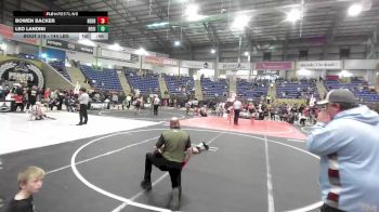 144 lbs Quarterfinal - Bowen Backer, Nebraska Titans vs Leo Landini, Regis Jesuit Wrestling