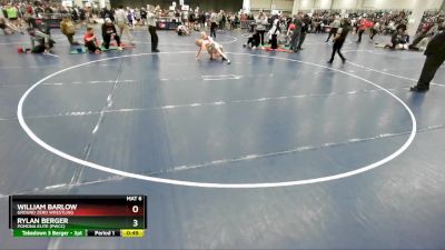 150 lbs Cons. Round 2 - Rylan Berger, Pomona Elite (PWCC) vs William Barlow, Ground Zero Wrestling