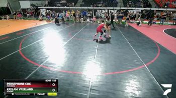 104-114 lbs Quarterfinal - Persephone Cox, Montana vs Kaylani Vreeland, Alaska