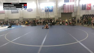 63 lbs Cons. Sub-semis - Judson Tolman, Northside Wrestling Club vs Maverick Paminto, Spring Hills Wrestling