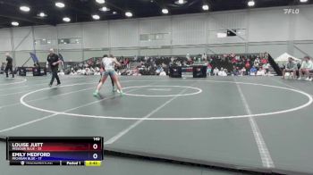 140 lbs Round 3 (8 Team) - Louise Juitt, Missouri Blue vs Emily Medford, Michigan Blue