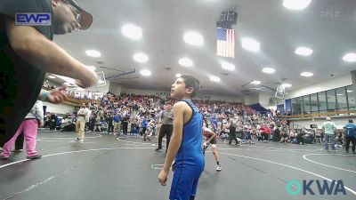 52 lbs Consolation - Easton Lee, Red Ryder Wrestling Club vs Osiris Alfaro-Williams, OKC Saints Wrestling