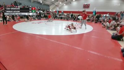 54-56 lbs Round 4 - Colt Groshans, Eaton Lil Reds vs Wesley Letlow, Eaton Lil Reds