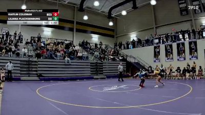 105 lbs Placement Matches (8 Team) - Liliana Flacksenburg, Richmond Hill HS vs Kaitlin Coleman, McEachern