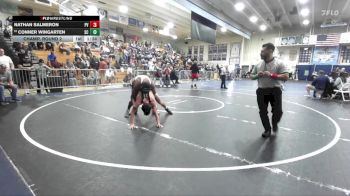 138 lbs Champ. Round 2 - Nathan Salmeron, Paloma Valley vs Conner Wingarten, Santiago Corona