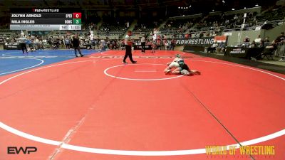 75 lbs Quarterfinal - Jolynn Arnold, Sperry Wrestling Club vs Mila Ingles, Big Game Wrestling Club