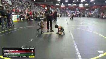 49 lbs Champ. Round 1 - Lorenzo Pearson, Silverback Academy vs Tyler Haines Jr., Cassopolis WC