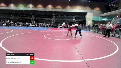 285 lbs Consi Of 16 #1 - Adrian Arellano, Pomona vs Zayne Candelaria, Sunnyside