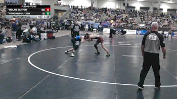 AA 126 lbs Quarterfinal - Vaughn Pulitzer, Dobyns Bennett High School vs Nolan Barton, Nolensville High School