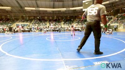 105 lbs Round Of 16 - Riley Bridges, Sallisaw Takedown Club vs Brayden Colibert, Tulsa Blue T Panthers