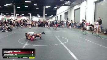 76 lbs Round 1 (8 Team) - Julian McCrimmon, Warhawks vs Amare Phillips, Team Germantown