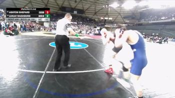 Boys 3A 126 lbs Cons. Round 3 - Lukah Washburn, Meadowdale vs Ashton Shepard, Cheney