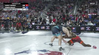 74 kg 3rd Place Match - Quincy Monday, NJRTC/ TMWC vs Joseph Sealey, NLWC / TMWC