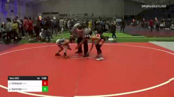 65 lbs Semifinal - Jaxon Gillespie, Nwa vs Jaxon Sanchez, Aggression