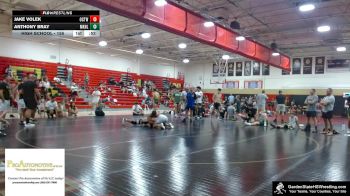 High School - 156 lbs 5th Place Round - Jake Volek, Ocean Twp vs Anthony Bray, Morris Knolls