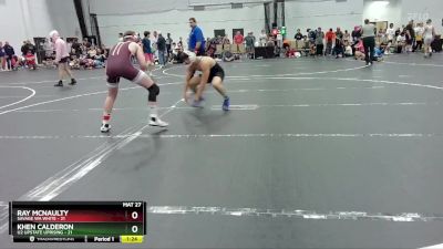 150 lbs Placement (4 Team) - Khen Calderon, U2 Upstate Uprising vs Ray McNaulty, Savage WA White