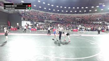120 lbs Semifinal - Waylon Fry, Glenwood City vs Riddick Meyer, Crass Trained