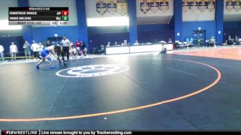 157 lbs Quarterfinal - Greg Milone, Washington & Lee vs Dimetrus Wince, Apprentice School