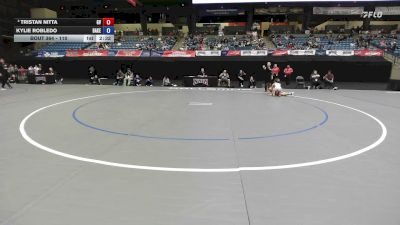 110 lbs 3rd Place Match - Kylie Robledo, Baker vs Tristan Nitta, Grand View