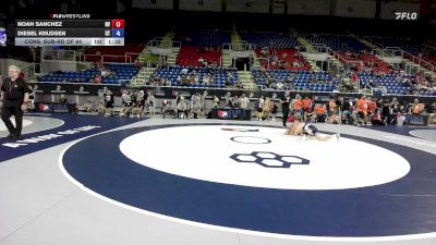 132 lbs Cons. Sub-rd Of 64 - Noah Sanchez, NV vs Diesel Knudsen, UT