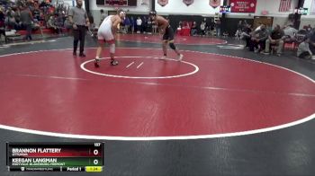 157 lbs Cons. Round 3 - Brannon Flattery, Ottumwa vs Keegan Langman, Eddyville-Blakesburg-Fremont