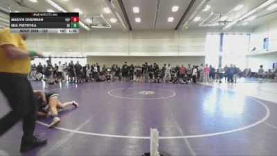 120 lbs Quarterfinal - Madyn Overman, Valiant College Prep vs Mia Pietryka, Coyote Wrestling Club