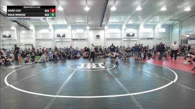 60 lbs 7th Place - Gabe Cox, Backyard Barbarians-EL vs Kole Ingram, Backbone WC-EL