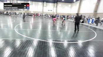 155 lbs Rr Rnd 1 - Zoe Goode, Oakleaf High School vs Elizabeth Maddox, A1A Melbourne Wrestling
