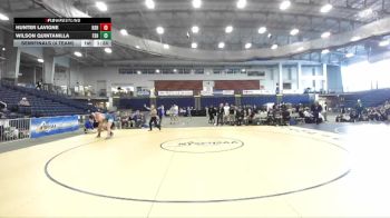 215 lbs Semifinals (4 Team) - Wilson Quintanilla, Farmingdale Sr High vs Hunter Lavigne, Horseheads Sr HS
