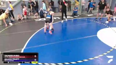 56 lbs Round 1 - Braxon Pruett, Mat-Su Matmen vs Thunder Burks, Bethel Freestyle Wrestling Club